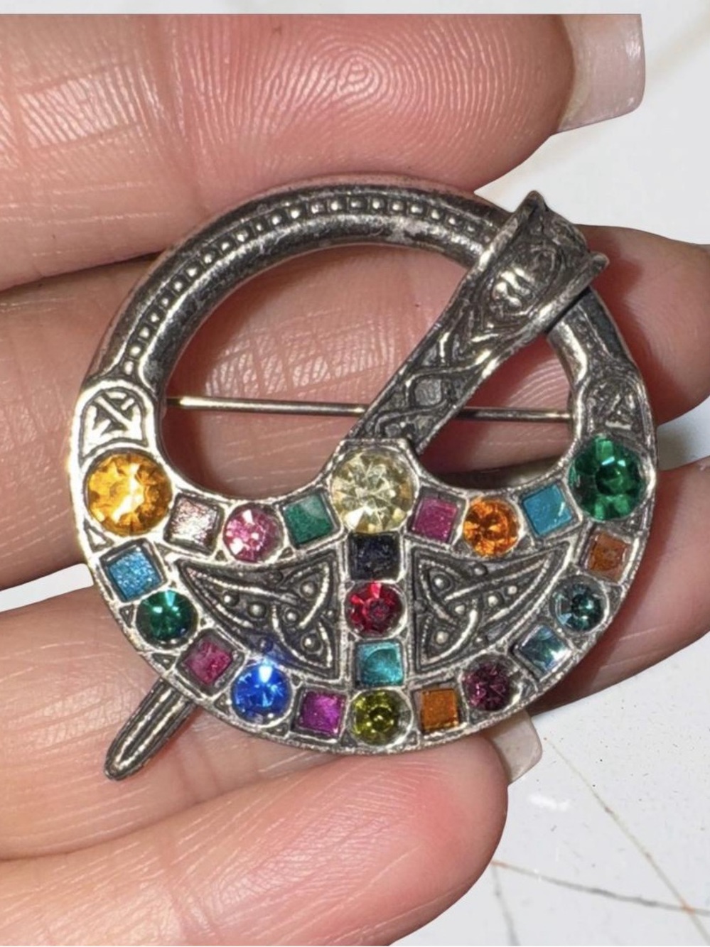 Vintage Miracle Celtic Brooch - Picture 2 of 3
